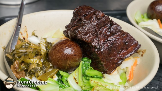 รีวิวข้าวขาหมูไต้หวัน ร้าน Zheng Pork Knuckle 鄭記豬腳飯 ใกล้ Taipei Main Staiton ในไทเป Taiwan