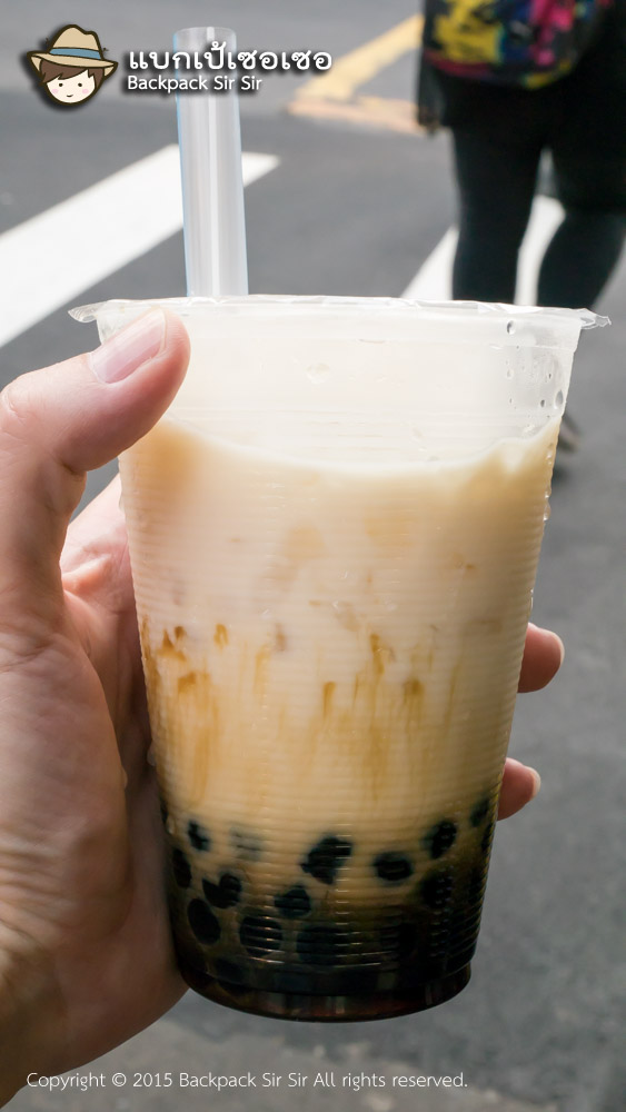 รีวิวนมไข่มุก ร้าน Chen San Ding Black Sugar Bubble Milk 陳三鼎黑糖青蛙鮮奶創始店 ไทเป ไต้หวัน Taipei Taiwan