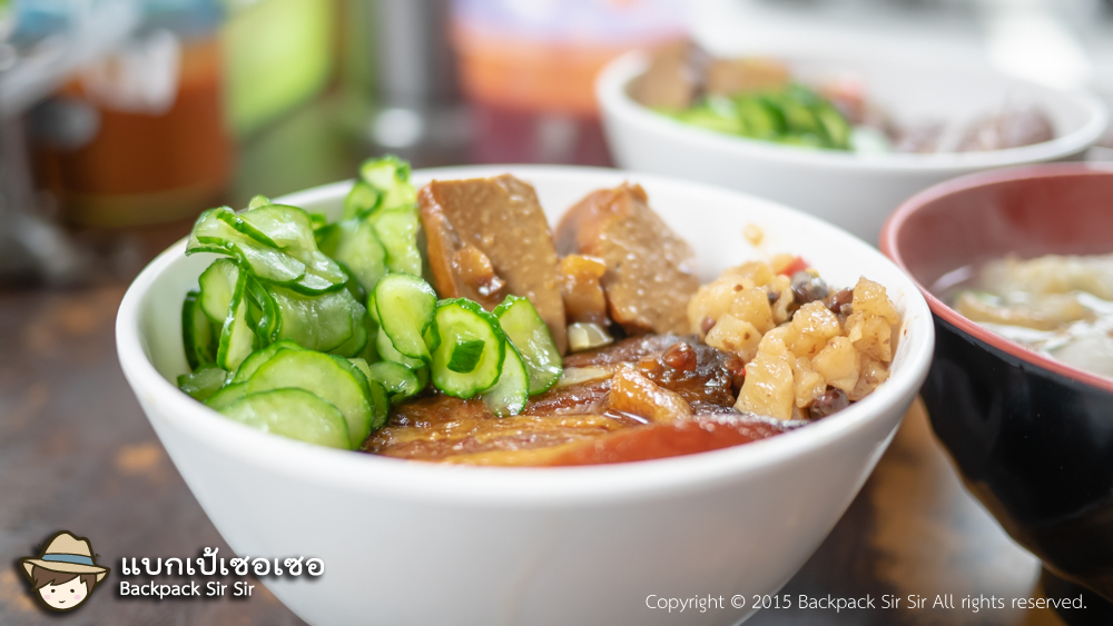 รีวิวข้าวขาหมูไต้หวัน Yi Jia Zi  一甲子餐飲 祖師廟焢肉飯 刈包 ใกล้วัดหลงซานที่ไทเป เที่ยวไต้หวันด้วยตนเอง