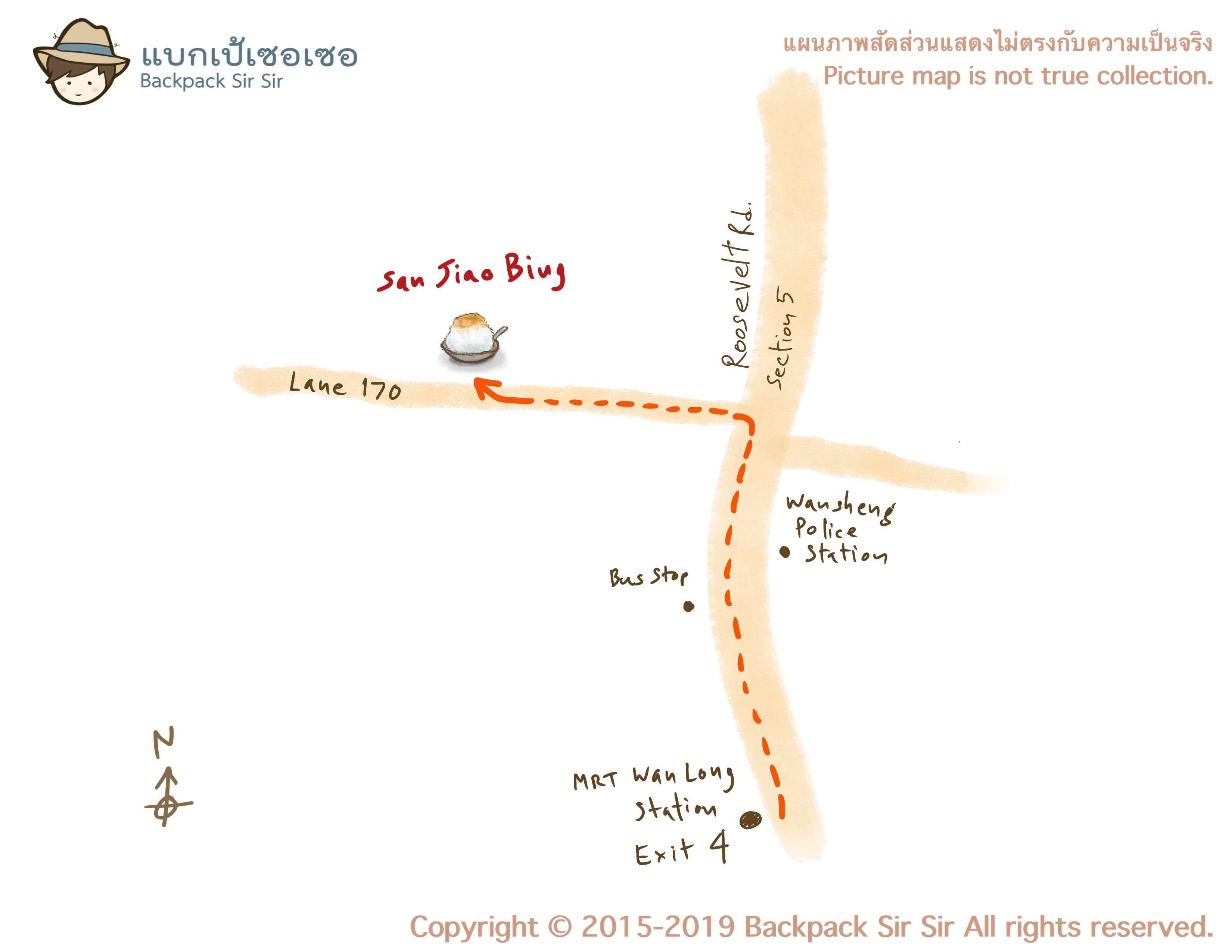 รีวิวน้ำแข็งไสไต้หวัน ร้าน San Jiao Bing 三角冰冰品專賣店 Shaved ice เที่ยวไต้หวันด้วยตนเอง