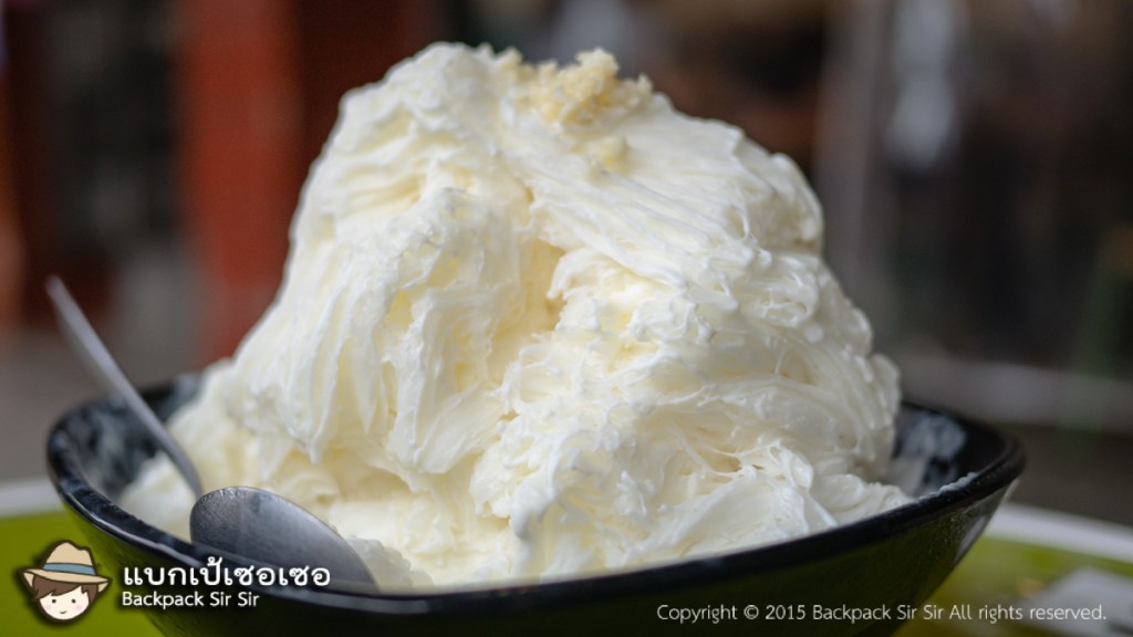 น้ำแข็งไสไต้หวัน Almond tofu pudding and snow ice ร้าน Summer Tree Sweet (夏樹甜品)