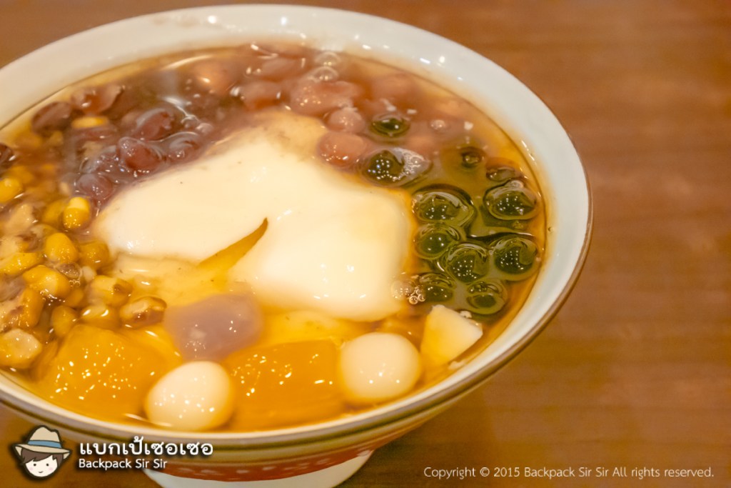 เต้าฮวยทรงเครื่อง Dou Hua Tofu pudding